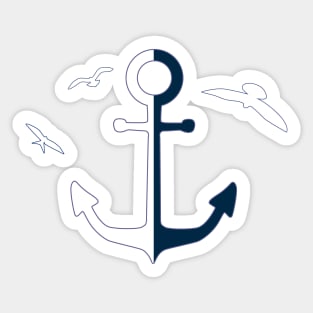 maritime anchor Sticker